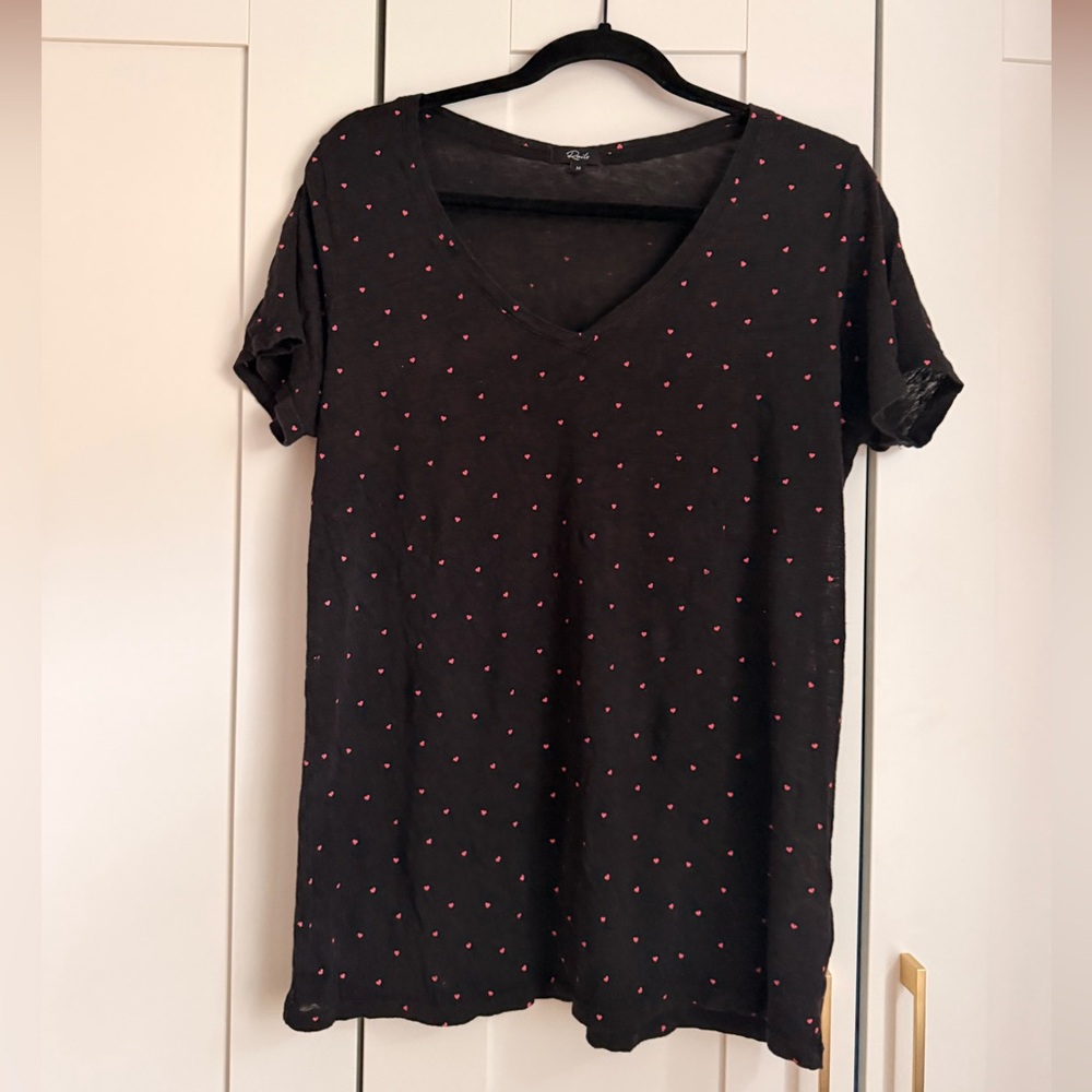 Rails Maternity Tee Linen Blend